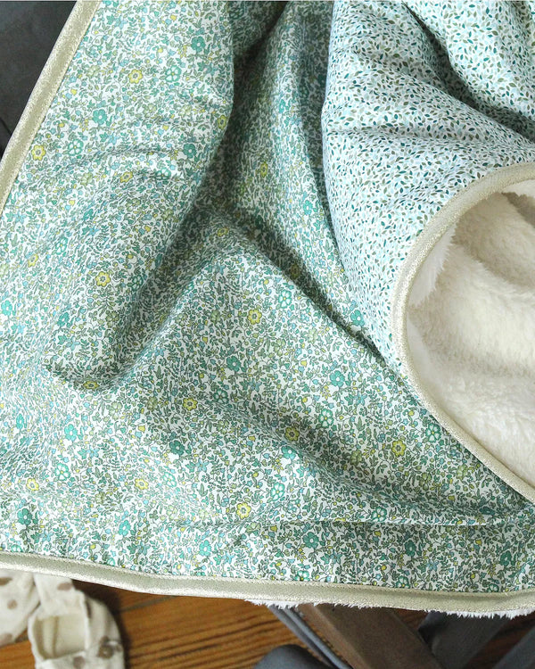 Couverture bébé polaire Liberty Andréa - Vanille Coton