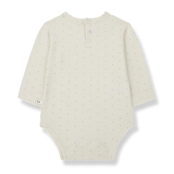 Body à pois « Asier » - Vanille Coton