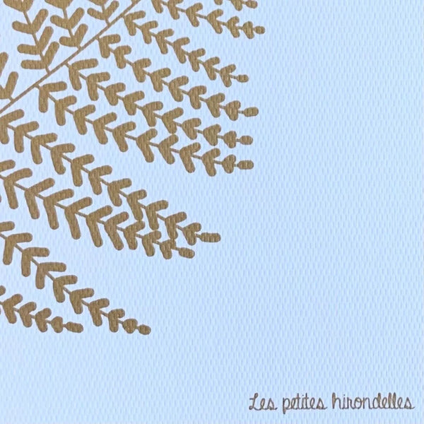 Carte Baptême - Vanille Coton