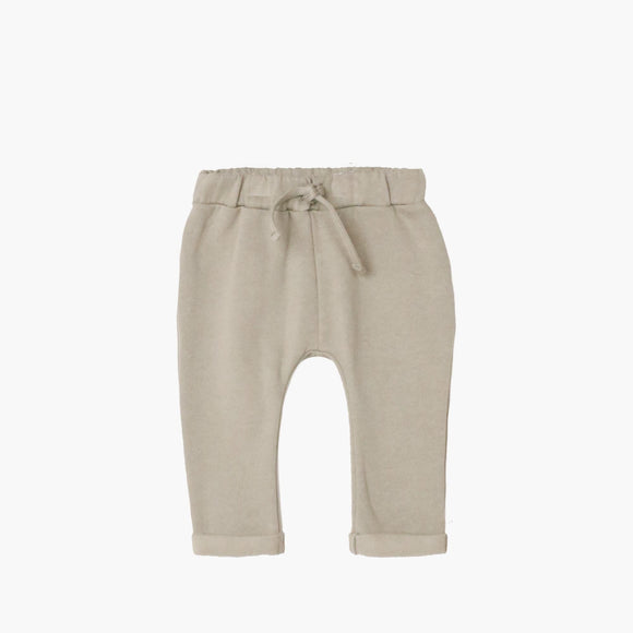 Pantalon en molleton gratté MICHA - Vanille Coton