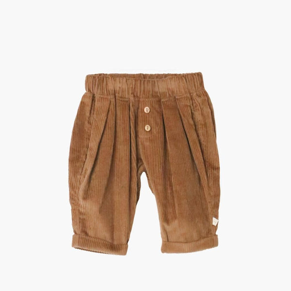 Pantalon en velours côtelé PACO - Vanille Coton