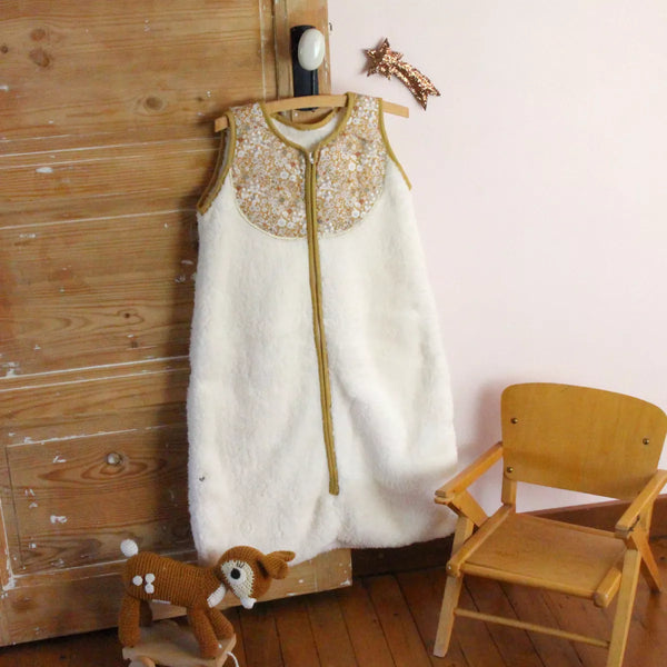 Gigoteuse Liberty et polaire Harper - Vanille Coton