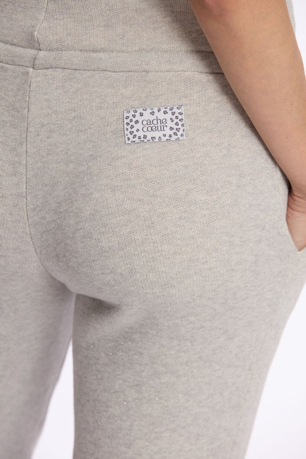 Pantalon de jogging grossesse Billie - Vanille Coton