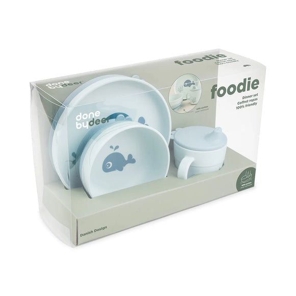 Coffret repas baleine - Vanille Coton