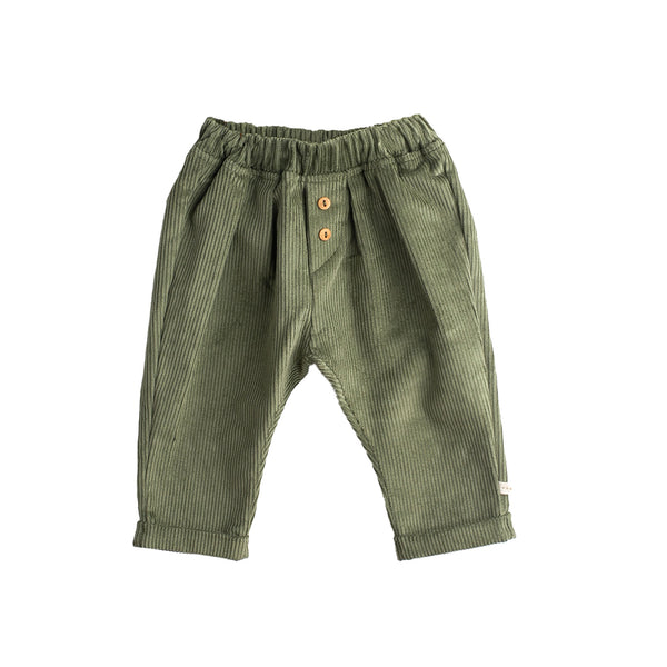 Pantalon en velours côtelé PACO - Vanille Coton