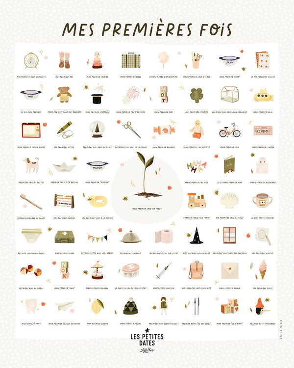 Affiche « Mes premières fois » - Vanille Coton
