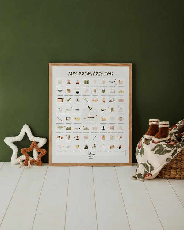 Affiche « Mes premières fois » - Vanille Coton