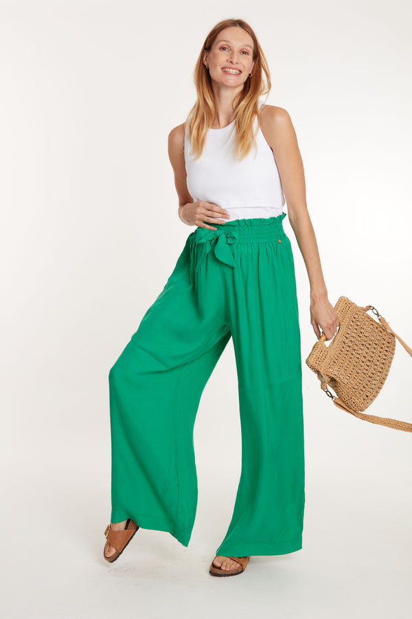 Pantalon de maternité Sahel - Vanille Coton