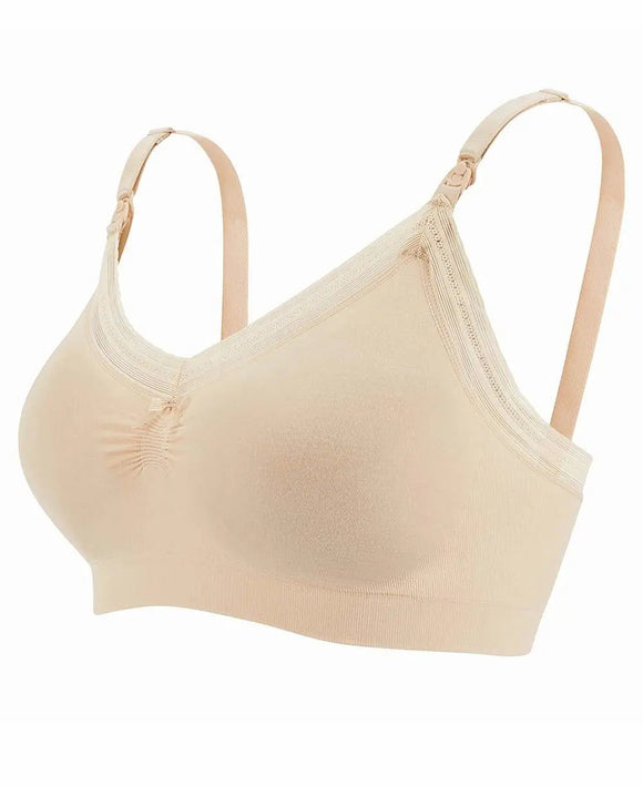 Brassière de grossesse et d'allaitement Milk - Vanille Coton