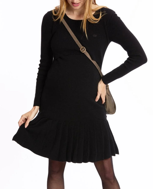 Robe de grossesse et d'allaitement Manhattan - Vanille Coton