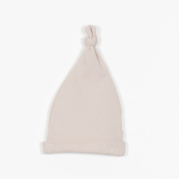 Bonnet noeud avoine - Vanille Coton