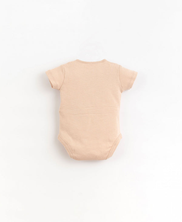 Body manches courtes - Vanille Coton