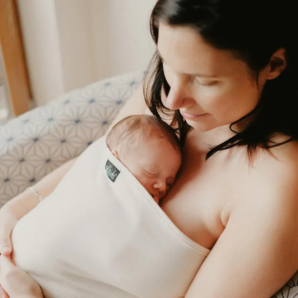 Echarpe de peau à peau Perle - Vanille Coton