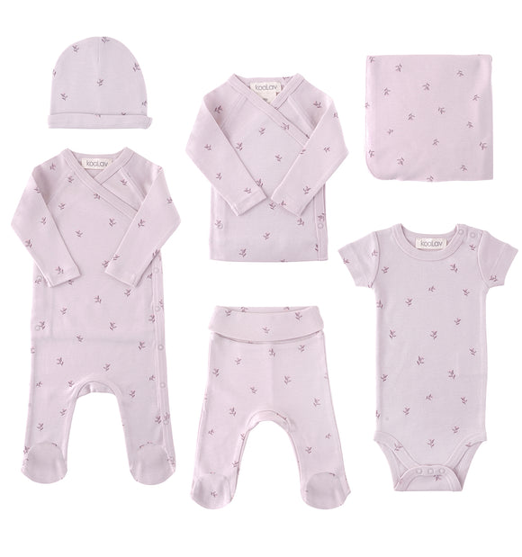 Kit naissance jeune pousse Rose - Vanille Coton