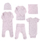 Kit naissance jeune pousse Rose - Vanille Coton