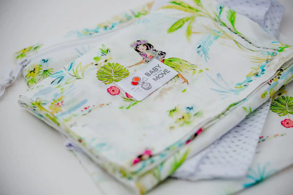 Echarpe d'allaitement Hawaii Vibes - Vanille Coton