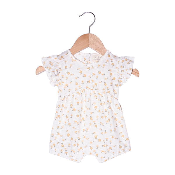 Combinaison courte en jersey Julie - Vanille Coton