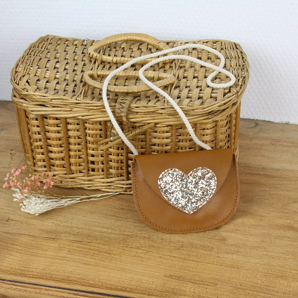 Sac sweet love camel - Vanille Coton