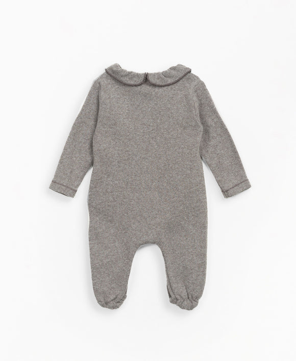 Pyjama à col - Vanille Coton