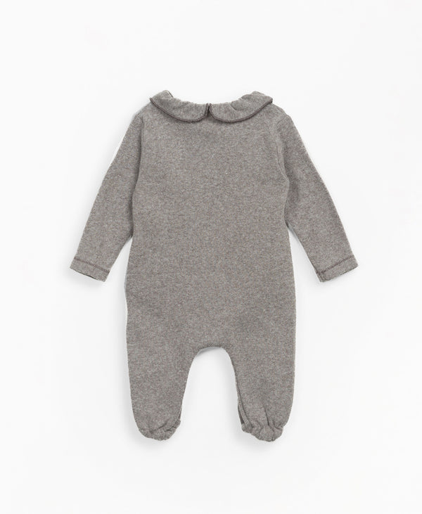Pyjama à col - Vanille Coton