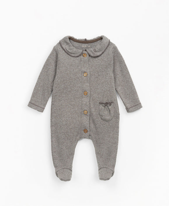 Pyjama à col - Vanille Coton