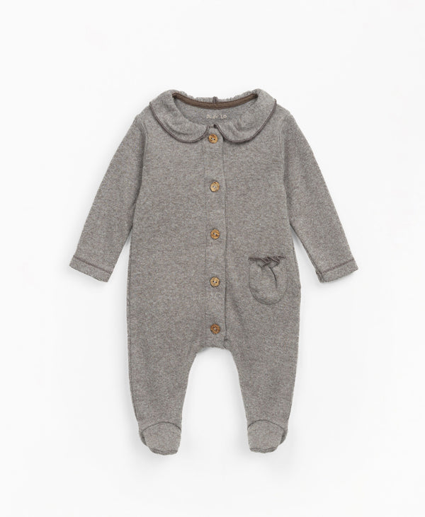 Pyjama à col - Vanille Coton