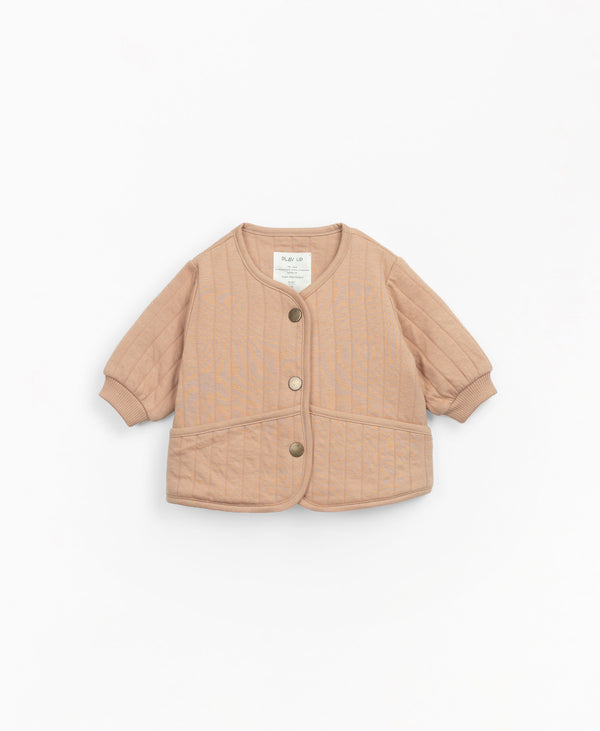 Veste naissance matelassée - Vanille Coton