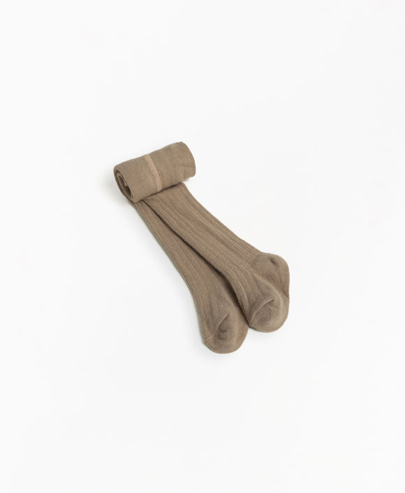 Collants bébé - Vanille Coton