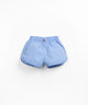 Short lin bleu - Vanille Coton