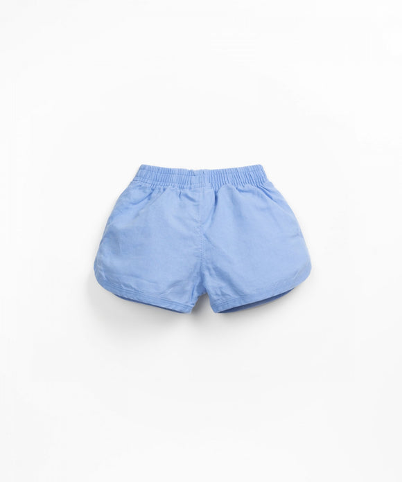 Short lin bleu - Vanille Coton
