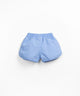 Short lin bleu - Vanille Coton
