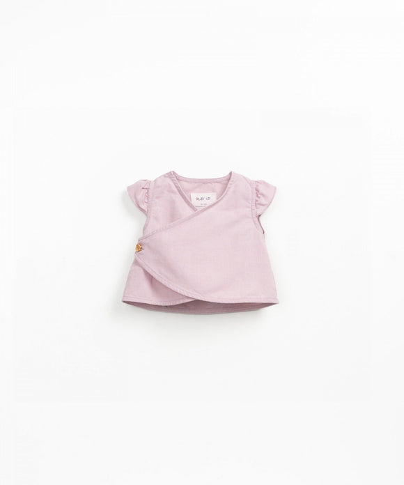 Ensemble en lin parme - Vanille Coton