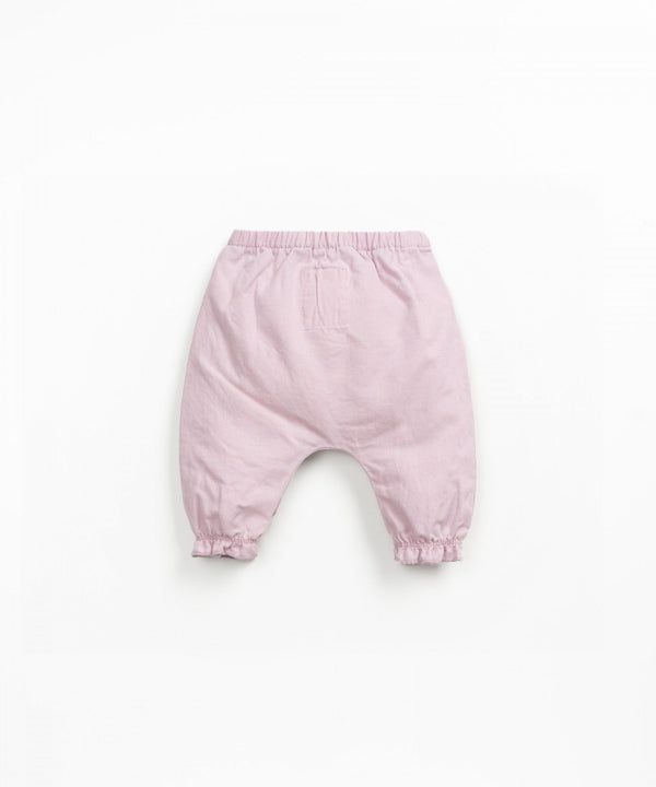 Ensemble en lin parme - Vanille Coton