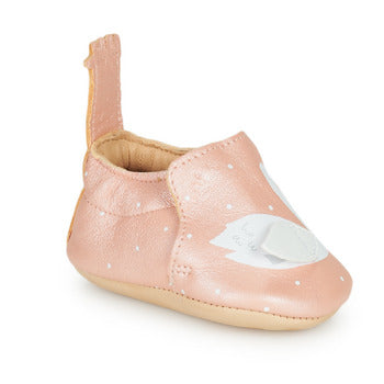 Chaussons Blublu cygne - Vanille Coton