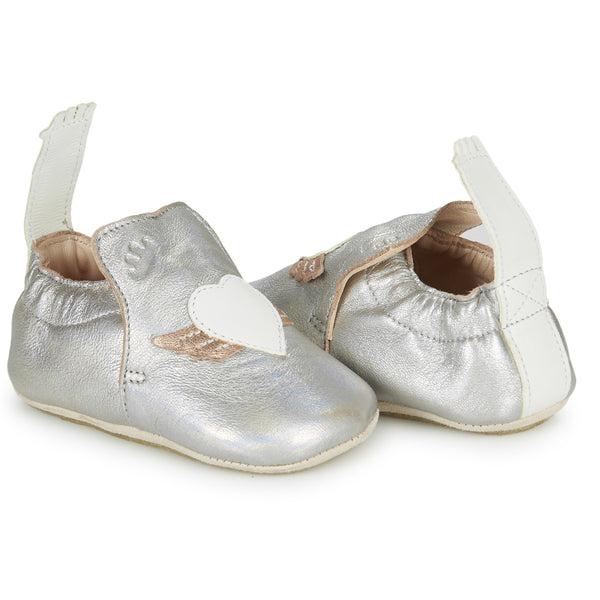 Chaussons Blublu Ailes - Vanille Coton