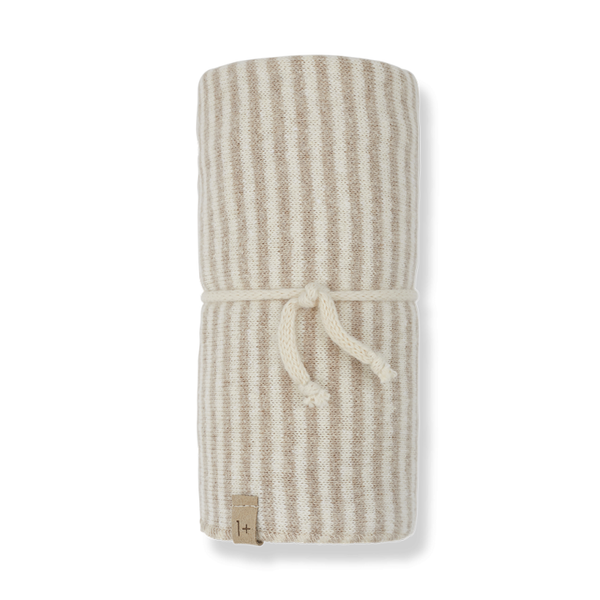 Couverture extra-soft « Jeanine » - Vanille Coton