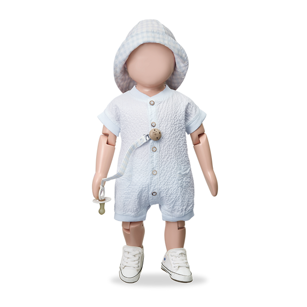 Combishort Filipos - Vanille Coton