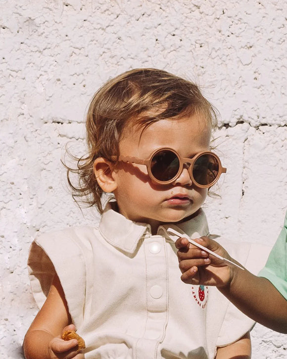Lunettes de soleil enfant Chocolat 18 mois et + - Vanille Coton