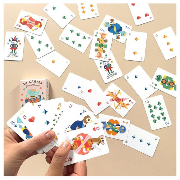 Jeu de 54 cartes - Vanille Coton