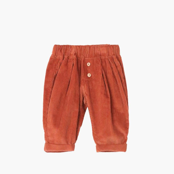 Pantalon en velours côtelé PACO - Vanille Coton