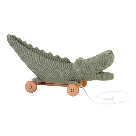 Crocodile à tirer - Vanille Coton