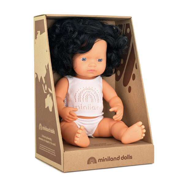 Poupée Miniland 38cm - Vanille Coton