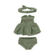Barboteuse verte 21cm - Vanille Coton