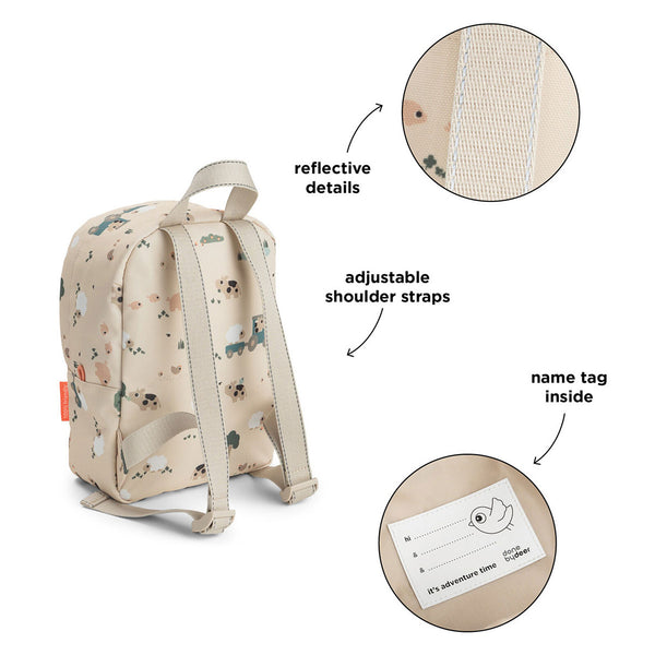 Sac à dos tiny farm 4L - Vanille Coton