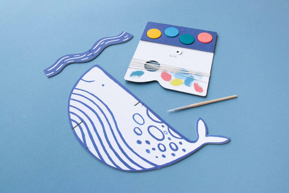 Kit peinture aquarelle « A la mer » - Vanille Coton