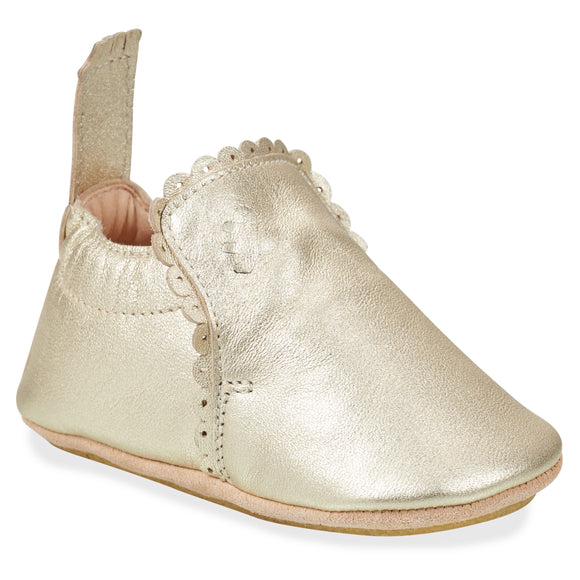 Chaussons Blublu dentelle - Vanille Coton