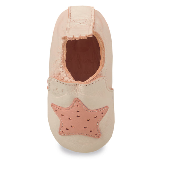 Chaussons Blumoo étoile de mer - Vanille Coton