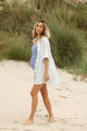 Robe chemise de maternité Bertille - Vanille Coton