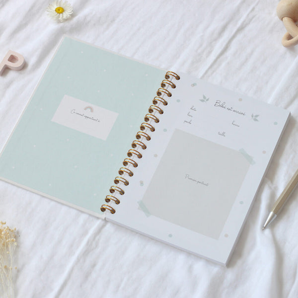 Carnet des premiers jours - Vanille Coton