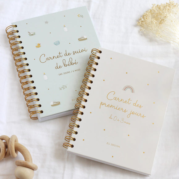 Carnet des premiers jours - Vanille Coton